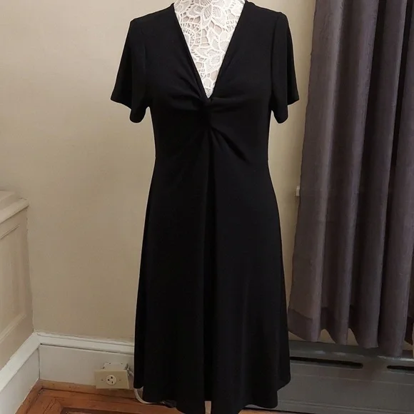 TORRID Mini Rib Knit Twister Front Skater Pullover Dress L - Picture 4 of 13